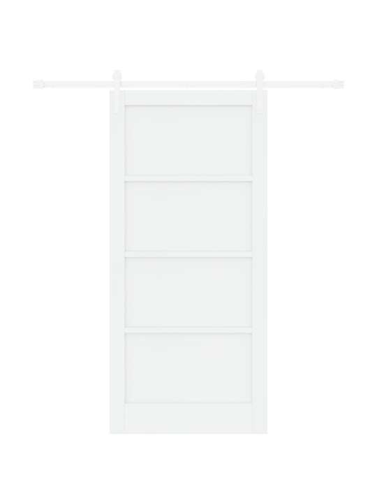 Vidaxl bīdāmās durvis ar piederumiem balts 93x202 cm masīvkoks priežu, vidaxl iekšdurvis “orkdal” balts 93x202x4 cm masīvkoks priežu