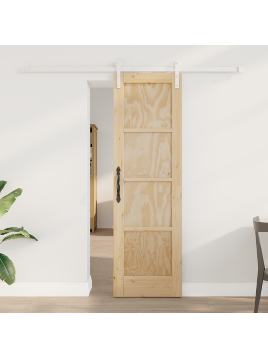 Bīdāmās durvis ar aparatūras komplektu 61x198.5 cm cieta koka priede
