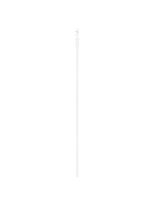 Bīdāmās durvis ar aparatūras komplektu baltas 83x232 cm cietā koka priežu