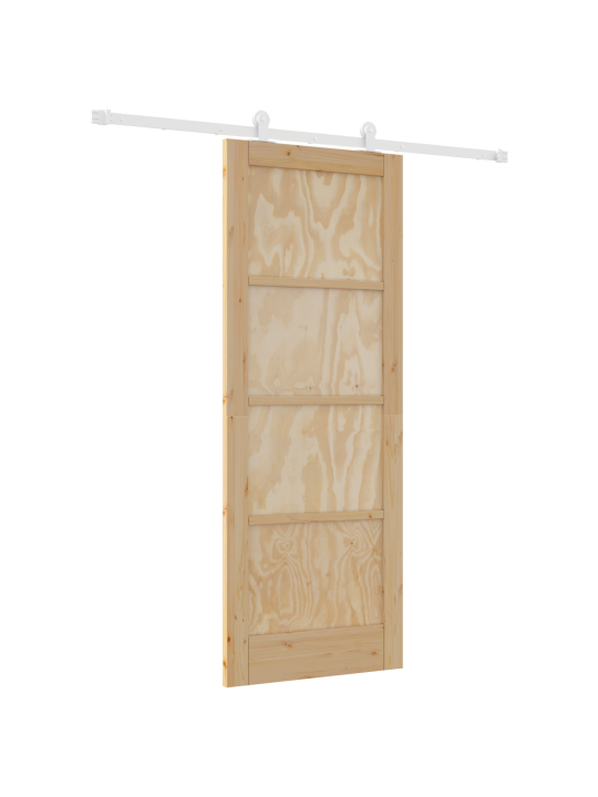 Bīdāmās durvis ar aksesuāru komplektu 78x202 cm masīvkoks priede