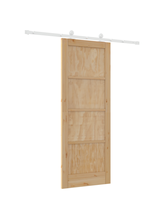 Bīdāmās durvis ar aksesuāru komplektu 78x202 cm masīvkoks priede