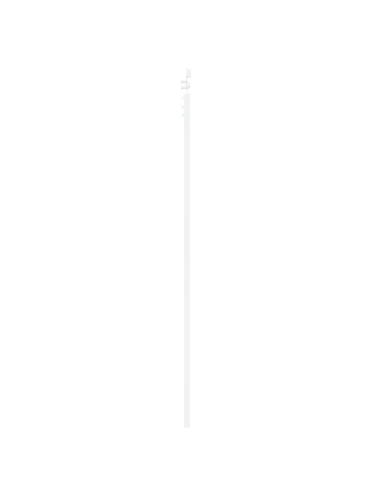 Bīdāmās durvis ar aparatūras komplektu baltas 86x211 cm cietkoksnes priežu