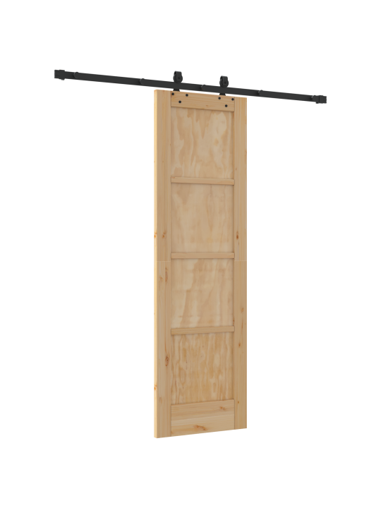 Bīdāmās durvis ar aparatūras komplektu 61x198.5 cm masīvkoka priede