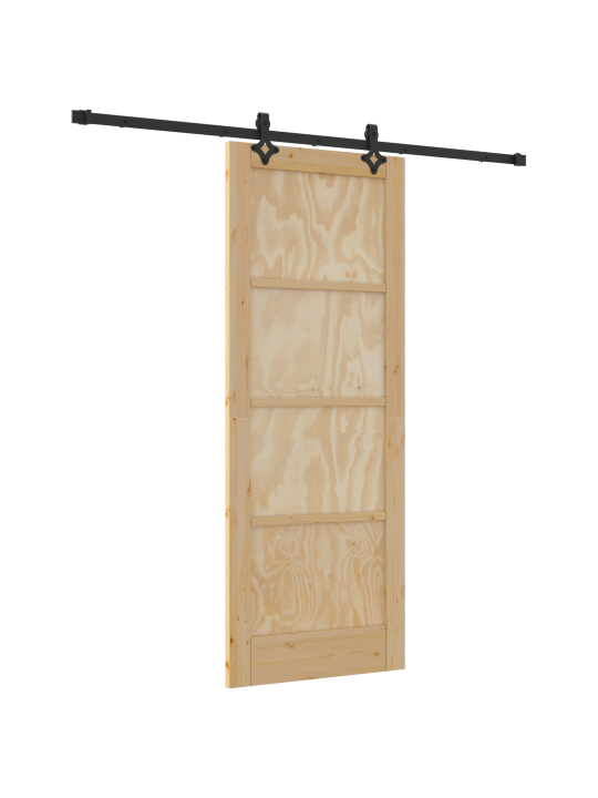 Bīdāmās durvis ar aksesuāru komplektu 78x202 cm cieta priede