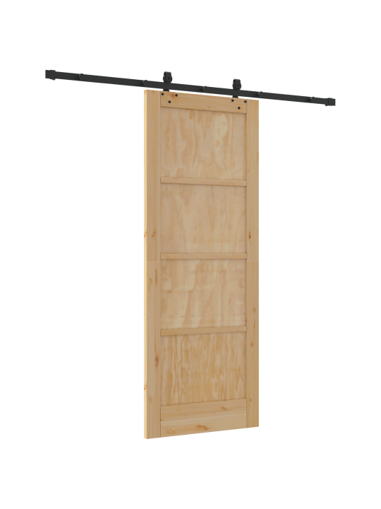 Bīdāmās durvis ar aksesuāru komplektu 78x202 cm cieta priede