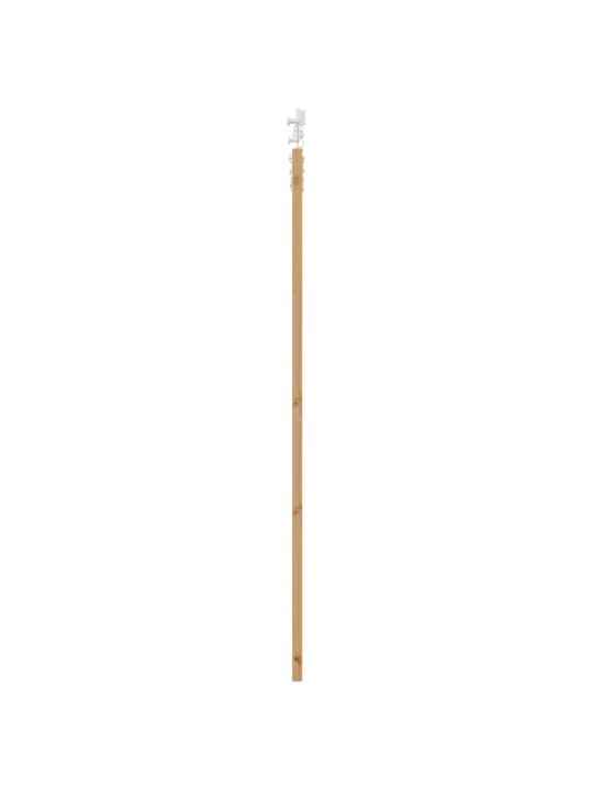 Bīdāmās durvis ar piederumu komplektu 83x202 cm cietā priežu kokā