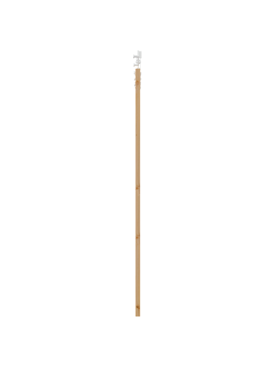 Vidaxl bīdāmās durvis ar piederumu komplektu 86x198.5 cm cietā priedes, vidaxl iekšējās durvis "orkdal" 86x198.5x4 cm cietā priedes