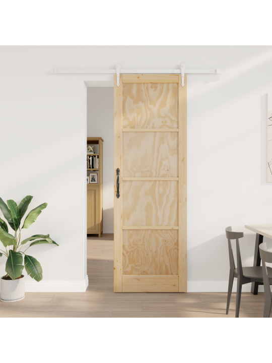 Bīdāmās durvis ar aparatūras komplektu 78x232 cm Masīvkoks priedes