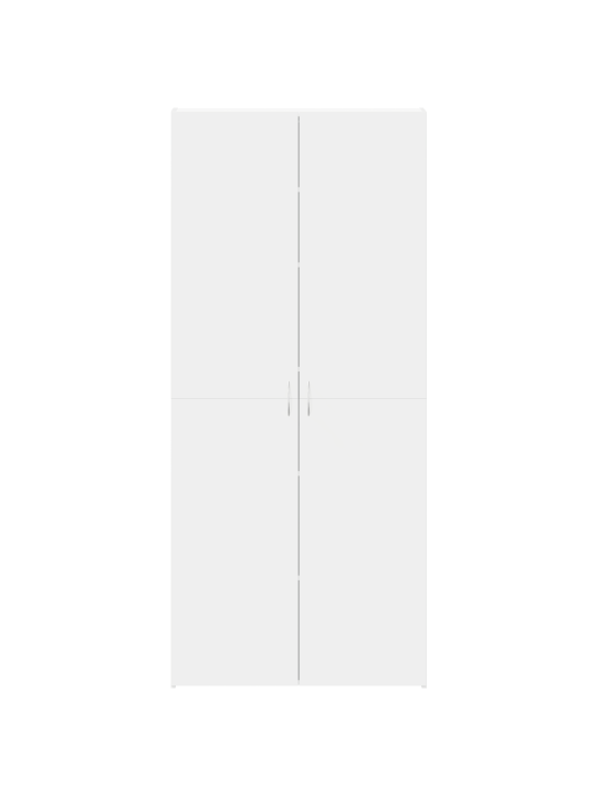 Apavu skapis balts 80x35.5x180 cm inženierijas koks