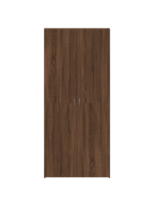 Apavu skapītis brūns ozola 80x35,5x180 cm inženierijas koks