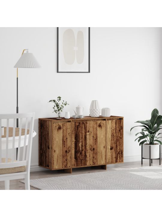 Brūns sānu skapis vecs koks koks 120 x 41 x 75 cm sānu skapis