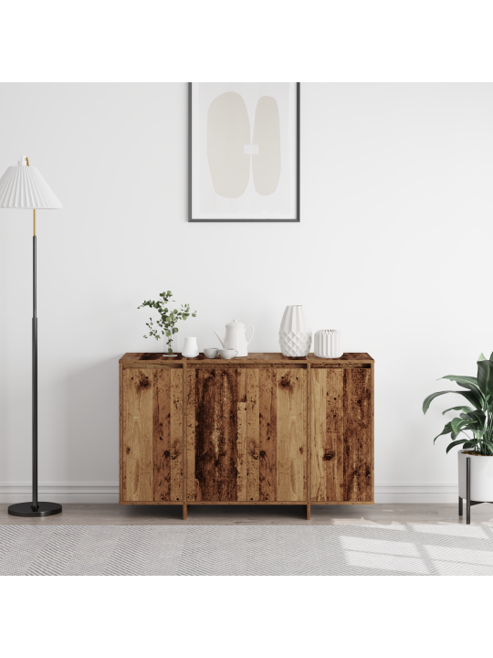 Brūns sānu skapis vecs koks koks 120 x 41 x 75 cm sānu skapis