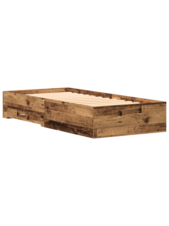Gultas rāmja vecs koks 90x200 cm inženierijas koks