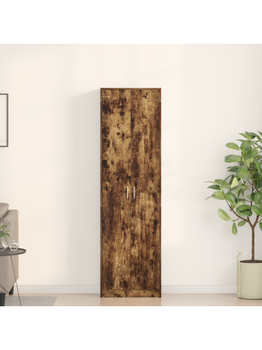 Skapjis dūmota ozola 55x25x189 cm inženierijas koks