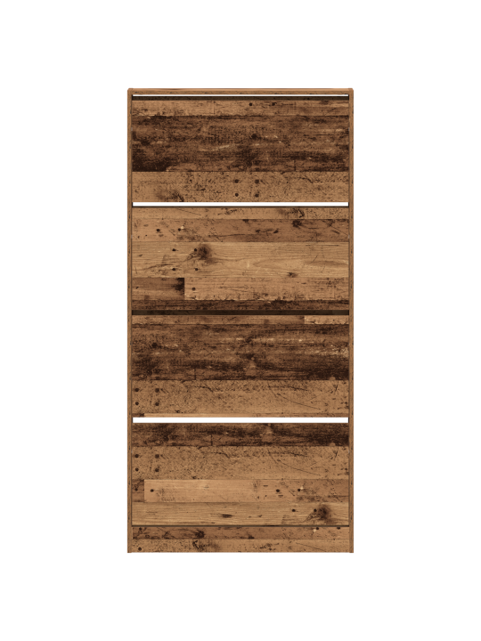 Apavu skapis vecs koks inženierijas koks 80 x 21 x 163.5 cm