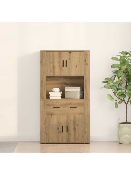 Augstais galds ozola masīvkoks 80x33x150 cm inženierijas koks
