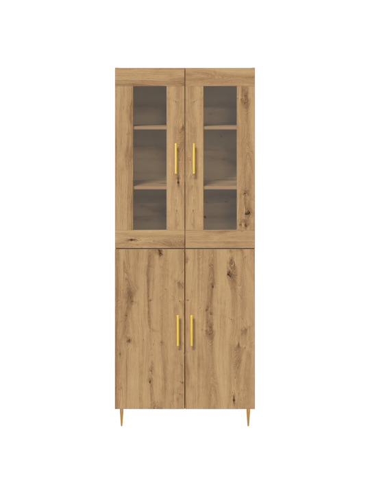 Augstais galds amatnieku ozols 69.5x34x180 cm inženierijas koks