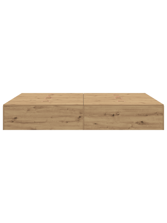 Uzglabāšanas gultas rāmja artisan oak 150x200 cm