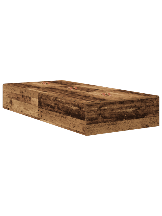 Uzglabāšanas gultas rāmjs vecam kokam 90x190 cm inženierijas koks
