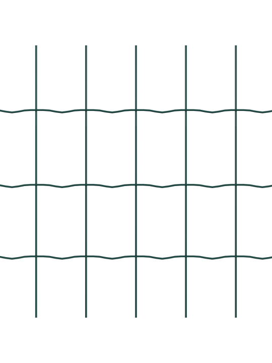 Eiro žogs ar 5 u balstiem 0.8x10 m zaļš tērauds