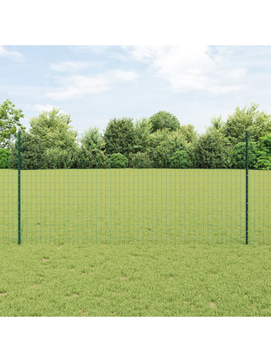 Euro žogs ar 5 u balstiem zaļš 1,2x10 m tērauds