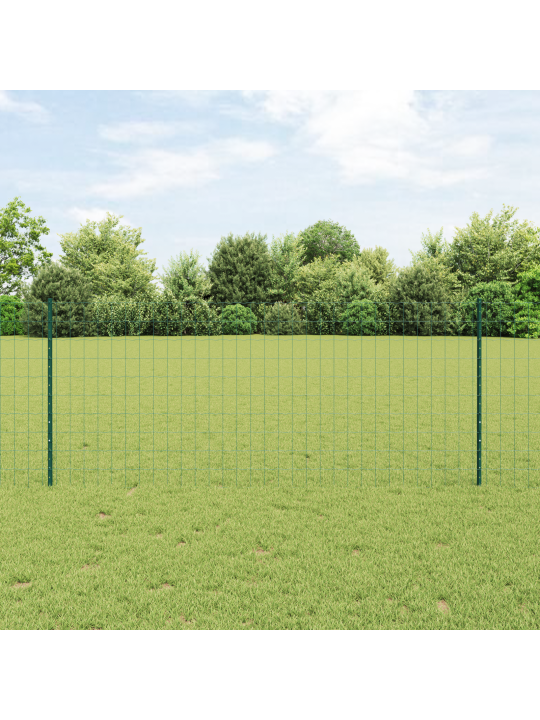 Euro žogs ar 11 u statņiem zaļš 1x25 m tērauds