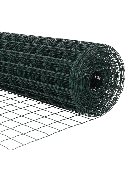 Eiropas žogs ar 22 u stabiem zaļš 0.6x50 m tērauds