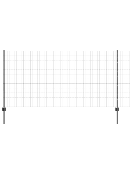 Eiropas žogs ar 22 u stabiem pelēks 1,2x25 m tērauds