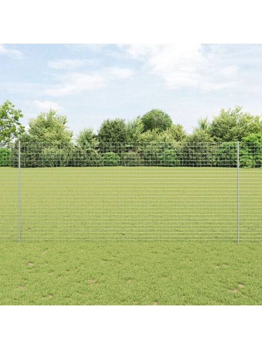 Eiro žogs ar 10 u stabiem sudrabs 1,4x10 m tērauds