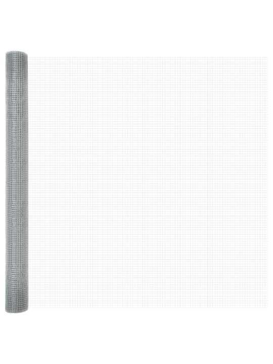 Cinkota stieples žogs ar 22 u stabiem sudrabs 1.5x25 m tērauds