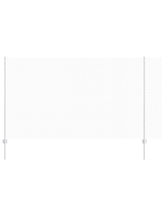 Cinkotais stieplu žogs ar 44 u balstiem sudraba krāsā 1.4x50 m tērauds