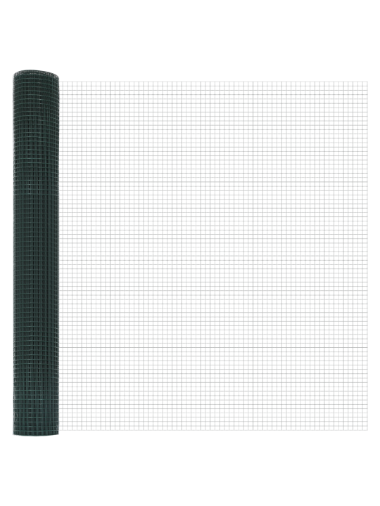 Savilktais žogs ar 11 u stabiem zaļs, 1.2x25 m