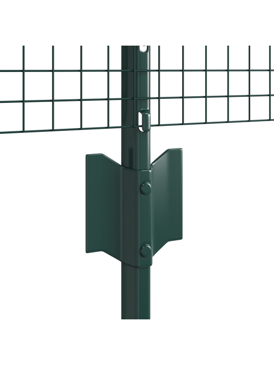 Metāla žogs ar 22 u stabiem zaļā krāsā 0.8x50 m tērauds