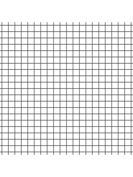 Metinātā stieple žogs ar 11 u stabiem pelēks 0.6x25 m tērauds
