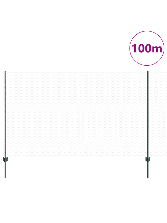 Žoga stabi 11 gab. u-kanals zaļš 140 cm tērauds
