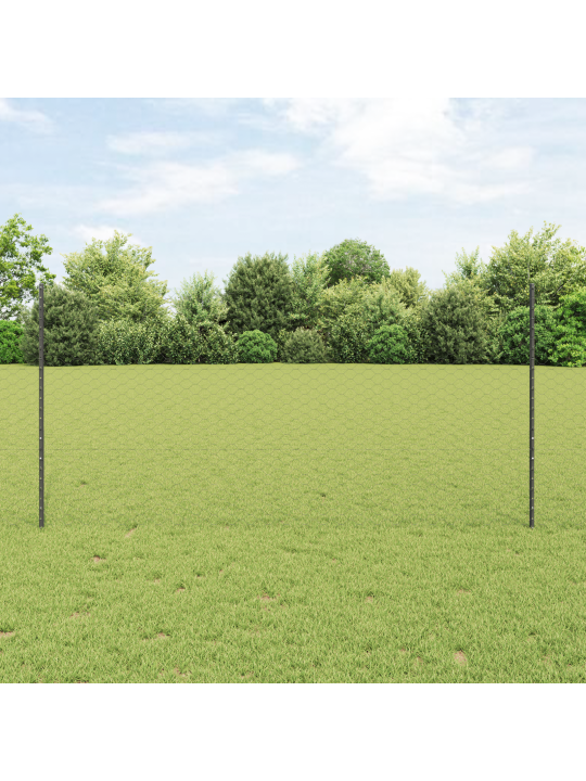 Žogu stabi 10 gabali u-kanāls pelēki 120 cm tērauds