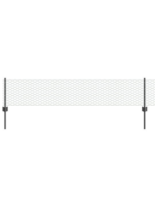Žogu stabi 11 gab u-kanāls pelēks 40 cm tērauds