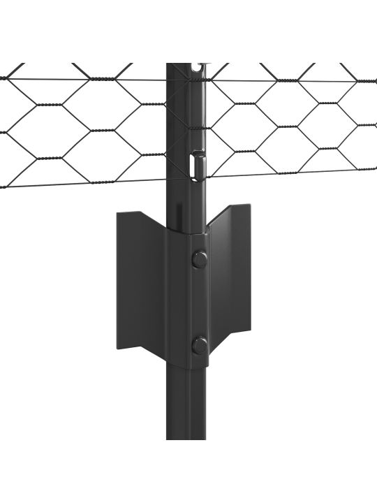 Žoga stabi 11 gab. u-kanāla pelēks 80 cm tērauds
