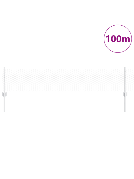 Žogu stabi 11 gab. u-kanāls pelēks 40 cm tērauds