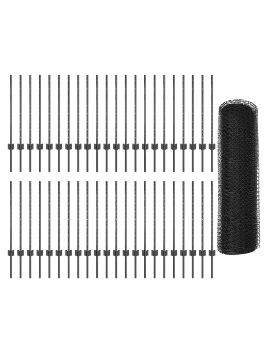Žoga Stabi 11 gabali U-kanālā Pelēks 80 cm Tērauds