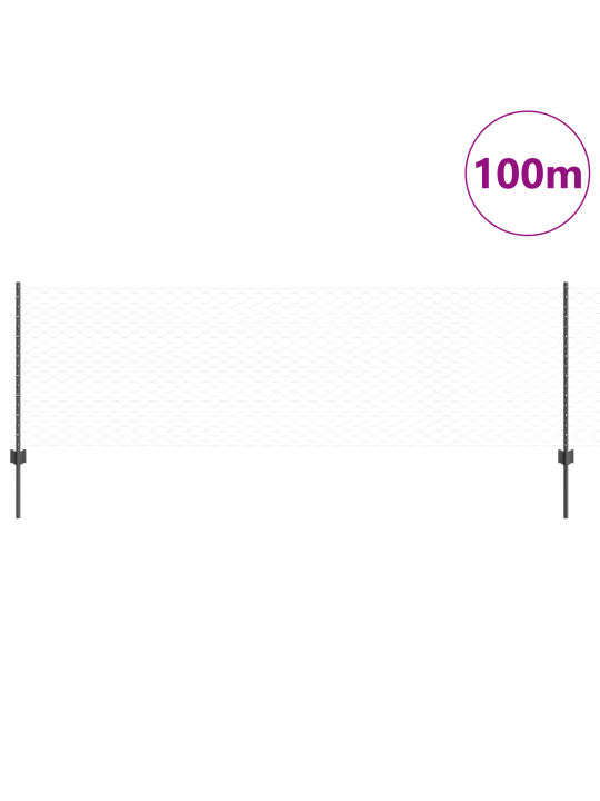 Žogu stabi 11 gab. u-kanāls pelēks 80 cm tērauds