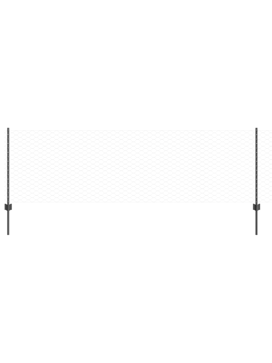 Žogu stabi 11 gab. u-kanāls pelēks 80 cm tērauds