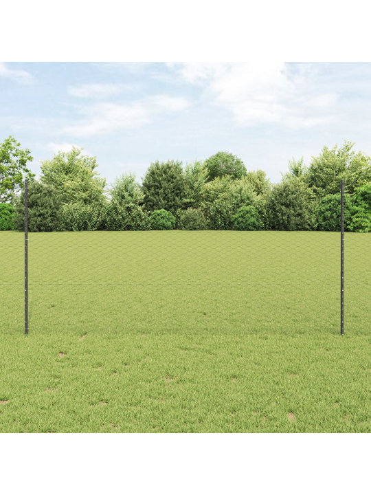 Žoga stabi 22 gabali u-kanāls pelēks 120 cm tērauds