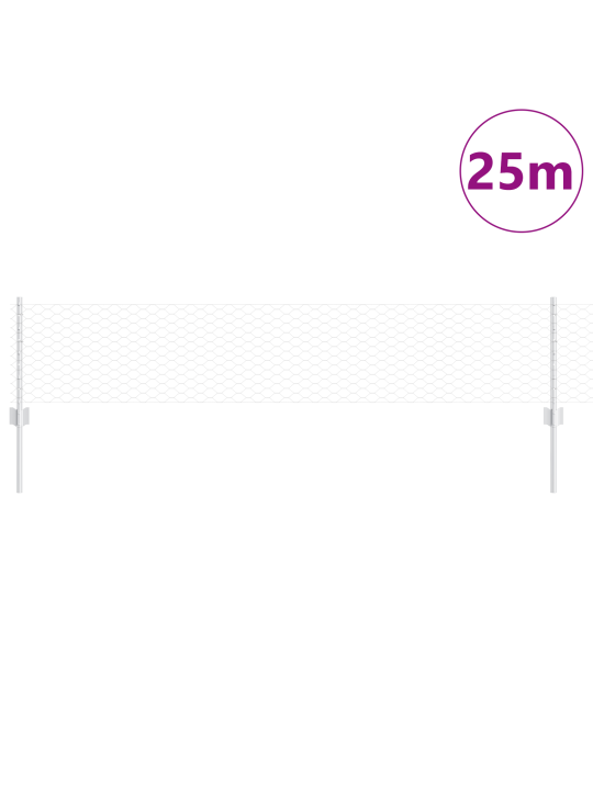 Žogu stabi 11 gab. u-kanāls 40 cm cinkots tērauds