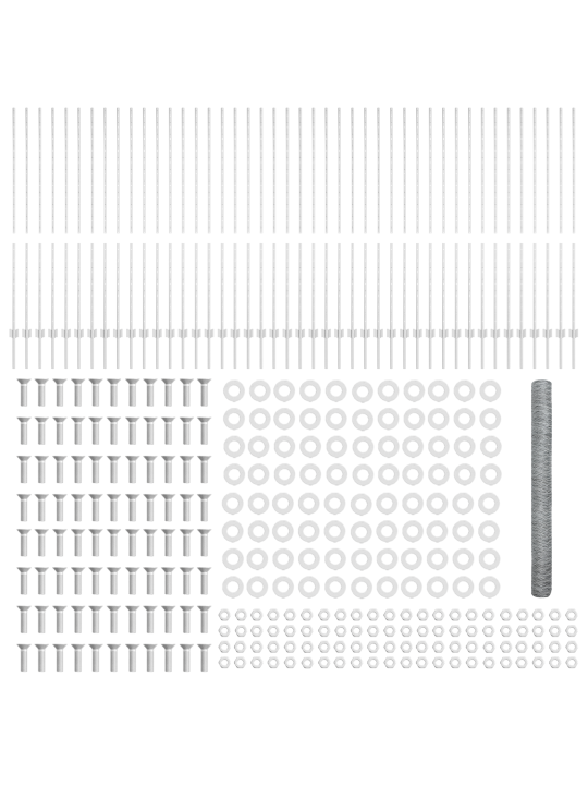 Žogu stabi 22 gab. u-kanāls 150 cm galvanizēts tērauds