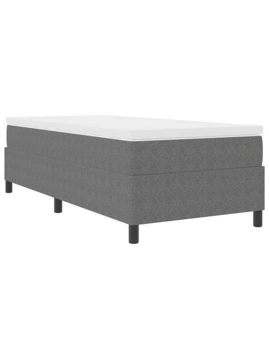 Kaste spring gulta gaiši pelēks 80x200 cm korduroja audums