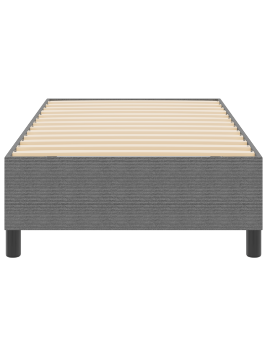 Kontinentālā gulta Gaiši Pelēka 90x200 cm Korduroja Audums