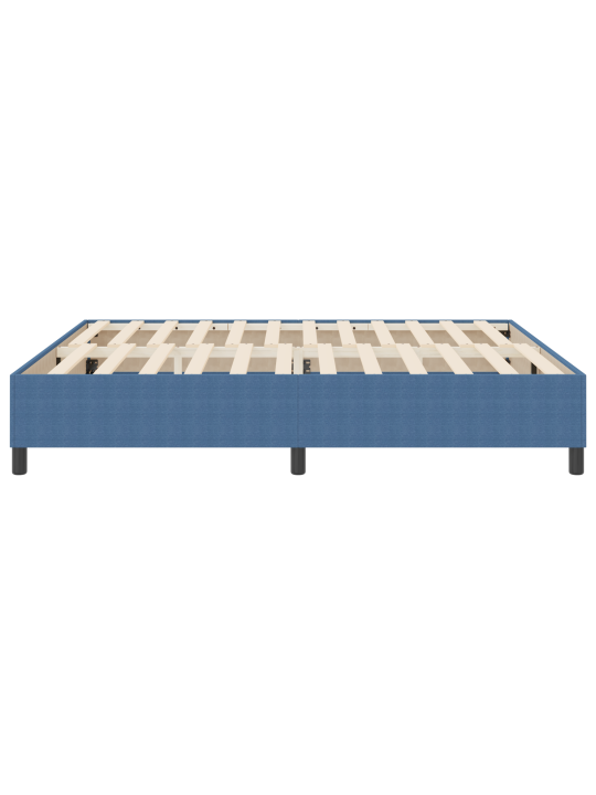 Box spring gulta zila super karaļa velūrs