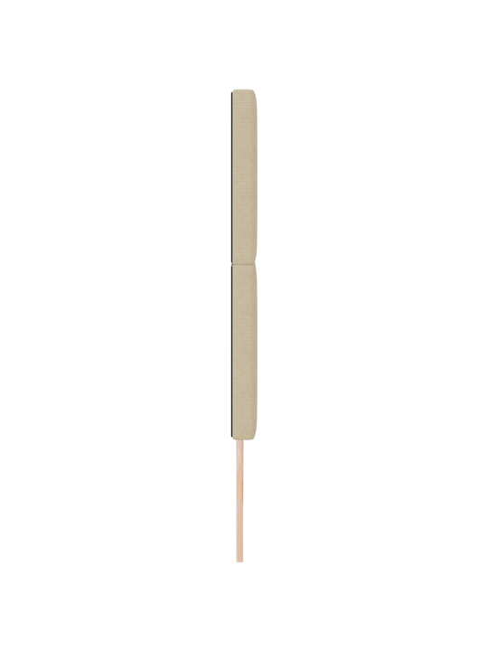 Gultas galvas klasisks dizains gaismas zaļš pelēks 180 cm korduroja audums