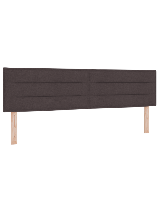 Kaste spring gulta ar matraci tumši brūna 180x200 cm audums